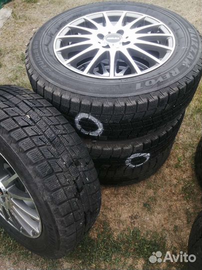 Литые диски r 15 (новые) с резиной