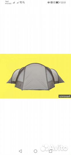 Шестимеcтная палaтка Nоrdwаy Fаmily Dоme 6