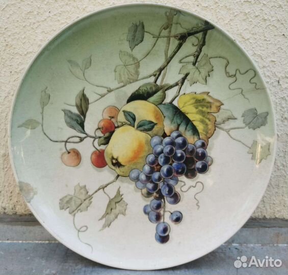 19 век villeroy boch mettlach. Настенная тарелка