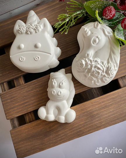 Раскраска из гипса для детей