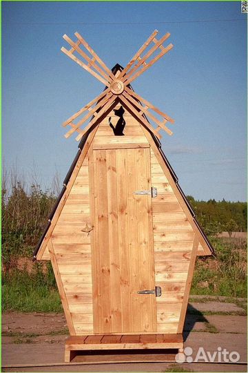 Дачный туалет деревянный сшщ 987