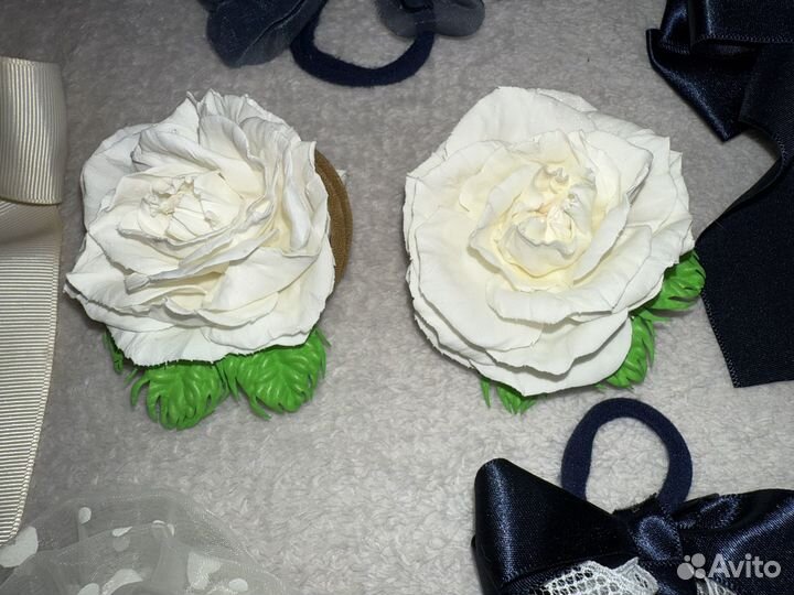 Бантики для девочки на резинке