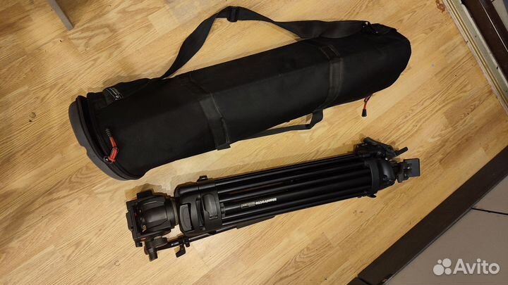 Штатив Manfrotto 525MVB, голова 501 + фирм. кофр