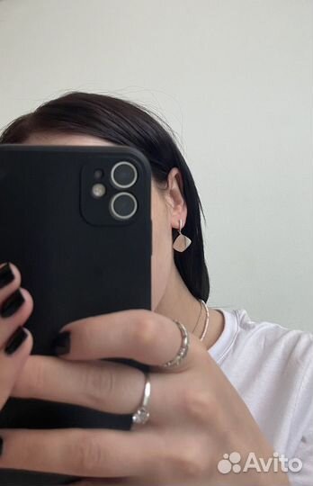 Серебряные серьги