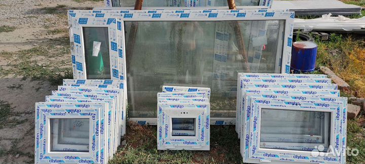 Пластиковые окна и двери бу И новые