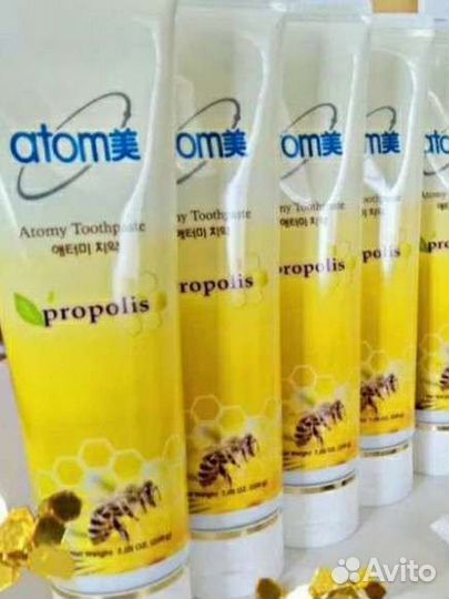 Зубная паста atomy с прополисом 200г