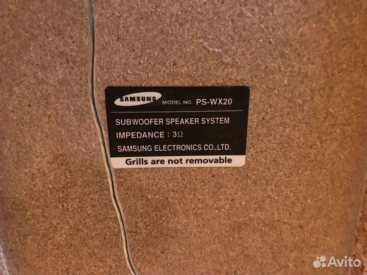 Samsung DVD Home Cinema System HT-X20
