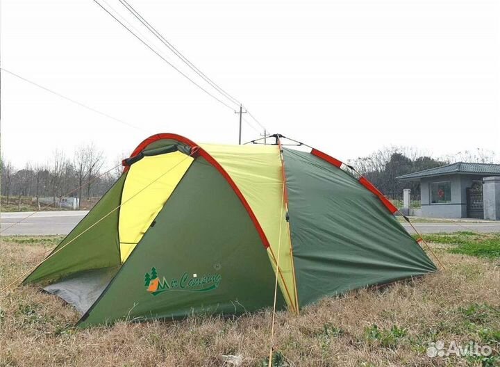 Палатка полуавтоматическая 3х местная+ 2 коврика