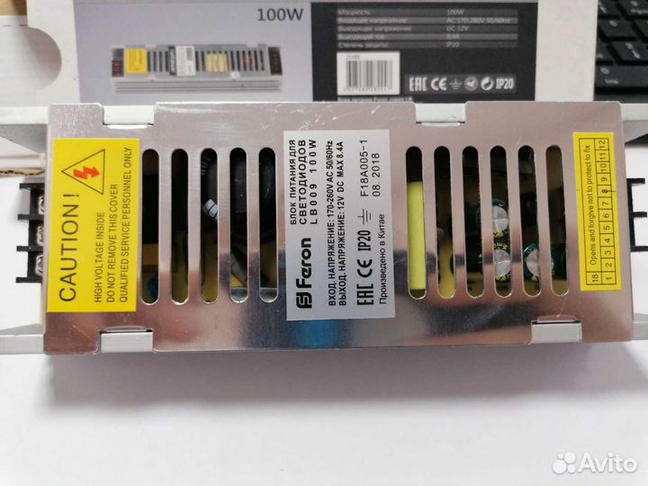 Блок питания для светодиодов feron lb009