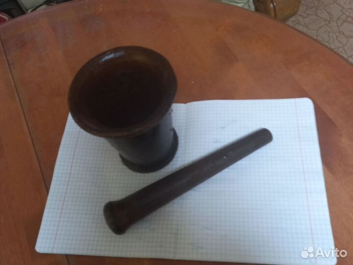 Ступа с пестиком. Чугун