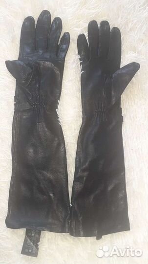 Перчатки женские кожаные 7.5 размер