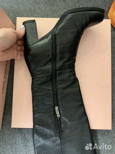 Сапоги женские натуральная кожа зима