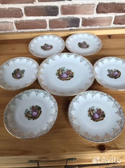 Редкие наборы блюдо с тарелочками Германия