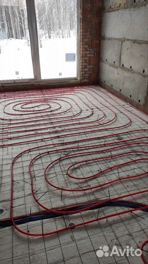 Монтаж отопления, тёплый пол, радиаторы