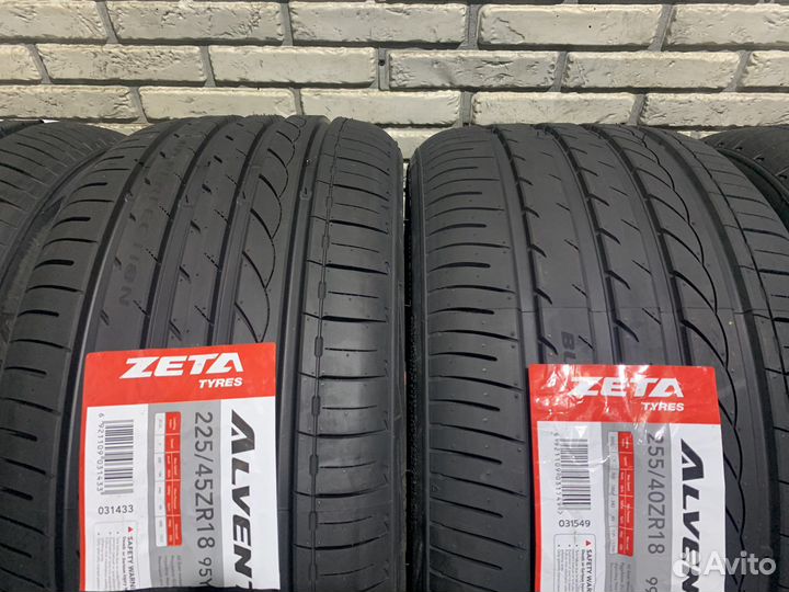 Zeta Alventi 265/35 R18 и 235/40 R18