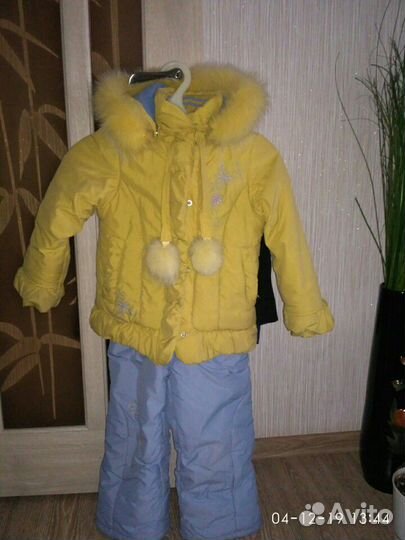 Куртка и штаны (демисезонный комплект) для девочки
