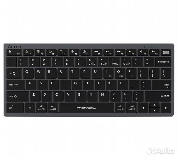 Беспроводная клавиатура A4Tech Fstyler FBX51C, сер