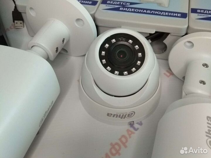 9 Камер видеонаблюдения 4Мп регистратор Dahua vari