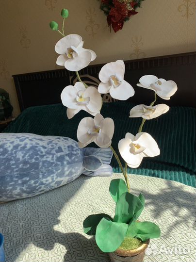 Орхидея искусственная ручная работа
