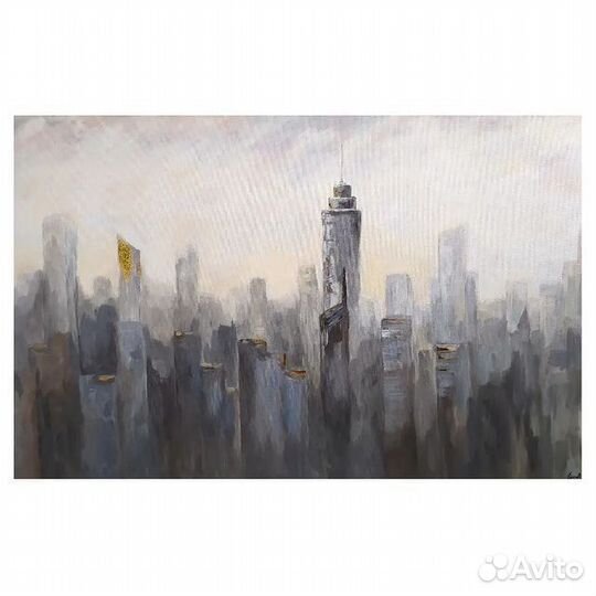 Интерьерная картина на холсте город