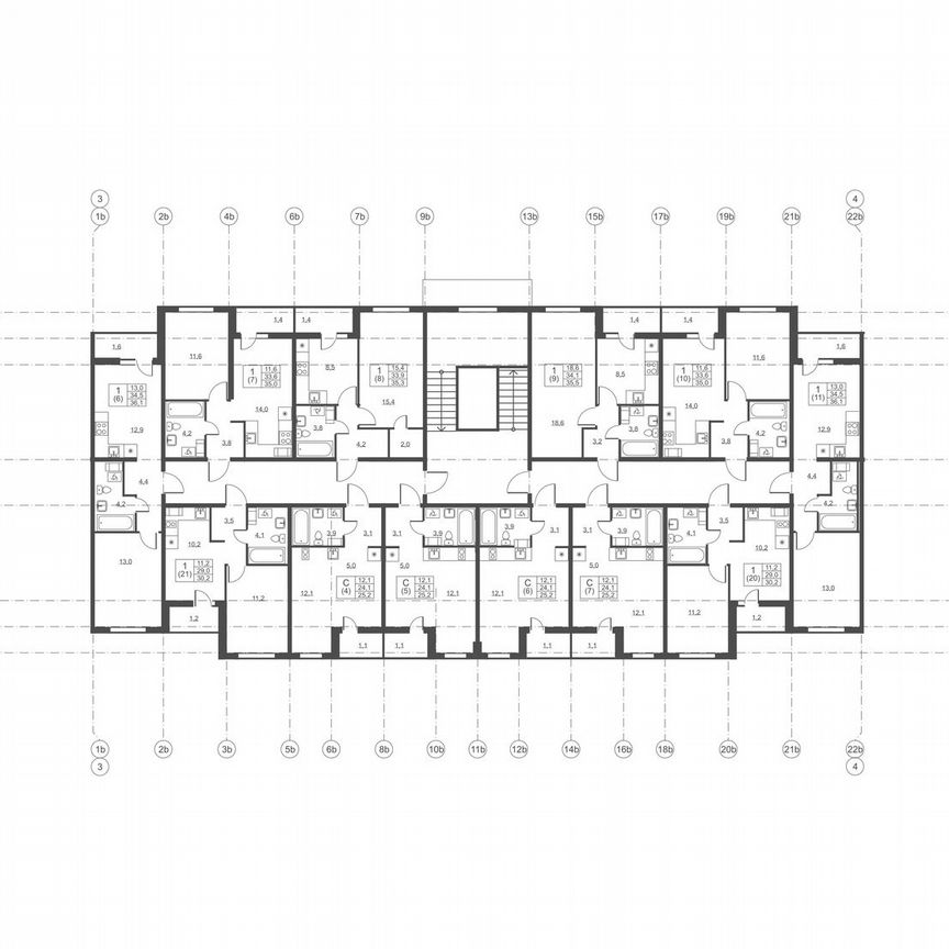 Квартира-студия, 25,2 м², 6/8 эт.