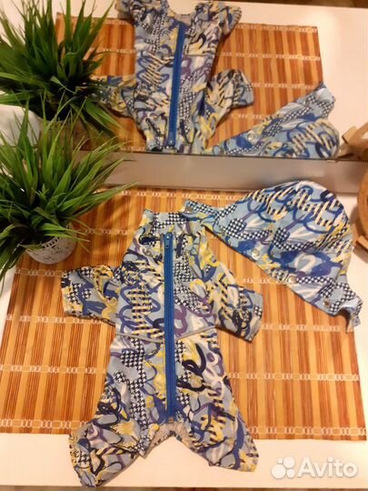 Комбинезон,жилет и майка для маленькой собачки