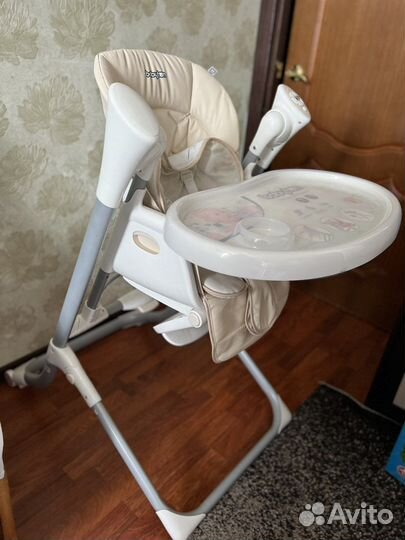 Стульчик-качели 2 в 1 babyton с пультом д/у