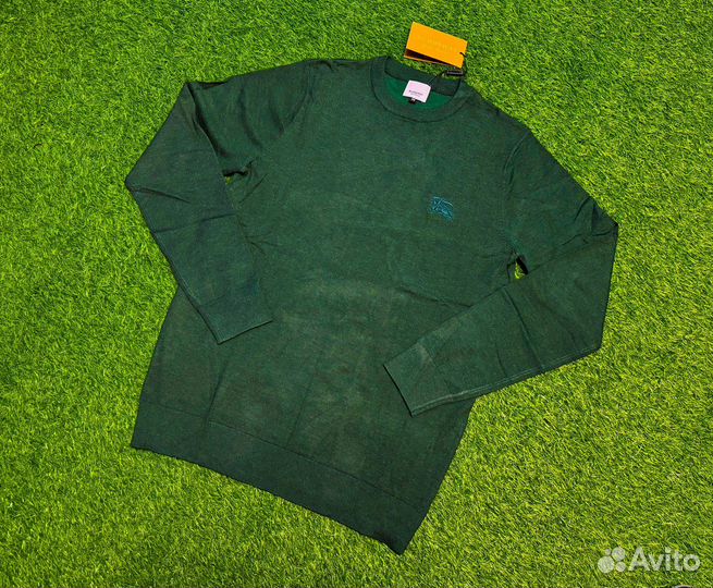 Лонгслив Burberry Зеленый (Лиоцелл)