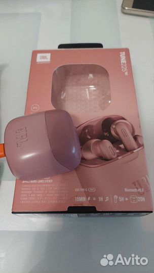 Беспроводные наушники jbl tune 225 tws розовые
