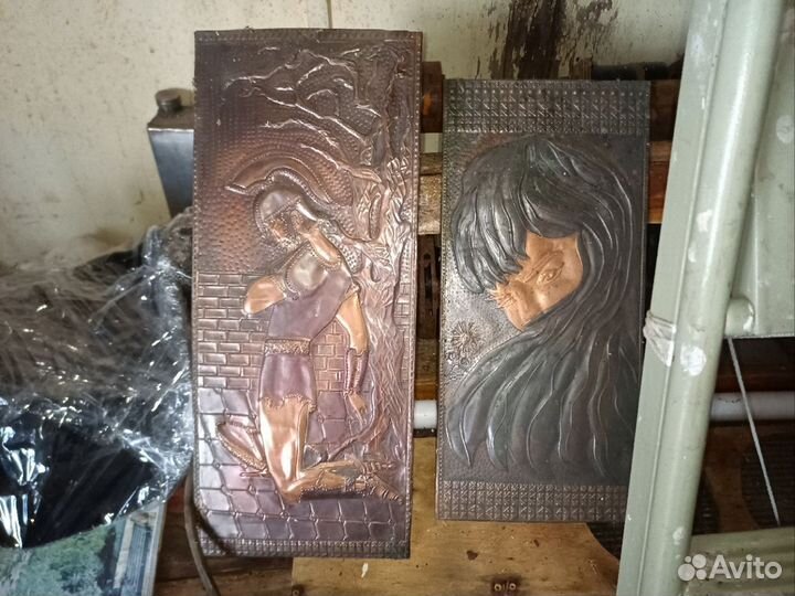 Чеканка медная СССР