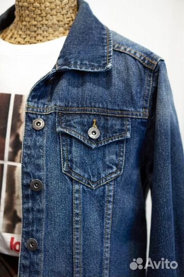 Джинсовая куртка Denim Винтаж Ретро Джинса