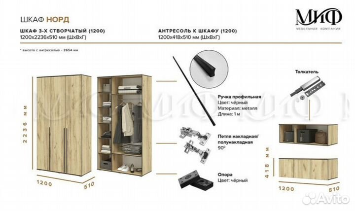 Шкафы 2 метра 