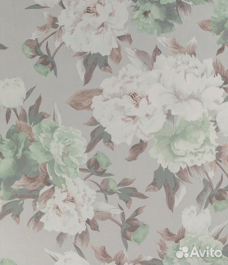 Штора Бархатная Букет