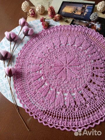 Салфетки на стол круглые