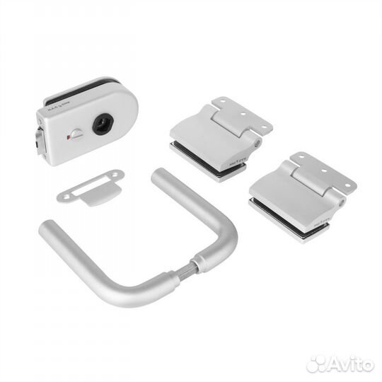 Фурнитура с WC заверткой для стеклянной двери