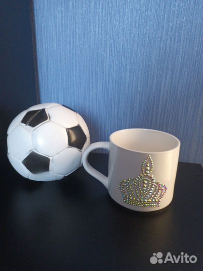Кружка со стразами