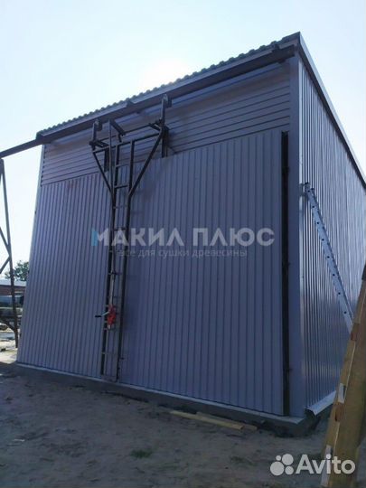 Сушильная камера для древесины 25 м3 с увн-250