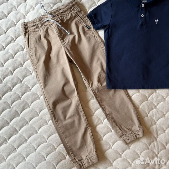 Джинсы футболка на мальчика 116