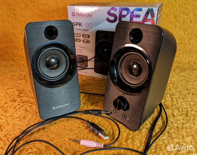 Компьютерные колонки 2.0 Defender SPK-190