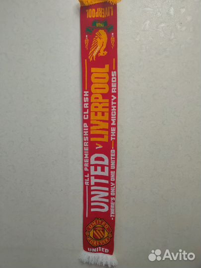 Шарф/ Клубный/Оригинал/UK/MU/Ливерпуль