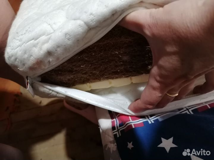 Матрас кокосовый детский 119х59х8 см