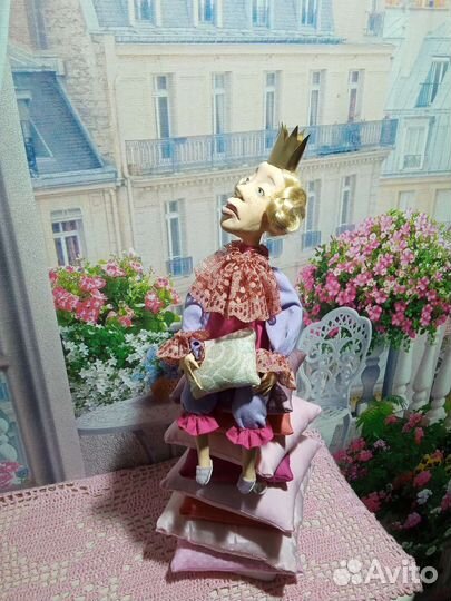 Принцесса на горошине,стилизованная кукла