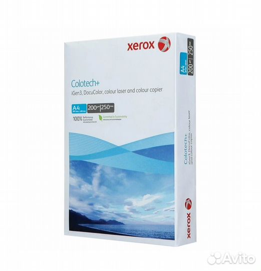 Бумага для цветной печати А4 xerox colotech+