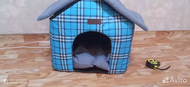 Домик для кошки мягкий и маленькой собачки