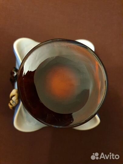 Вазы цветное стекло Чехия