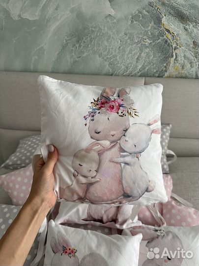 Бортики в детскую кроватку