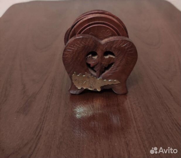 Подставки деревянные (6шт) Кипр