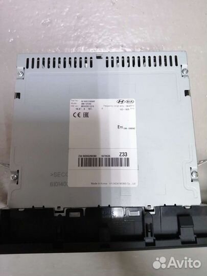 Штатная магнитола hyundai elantra оригинал