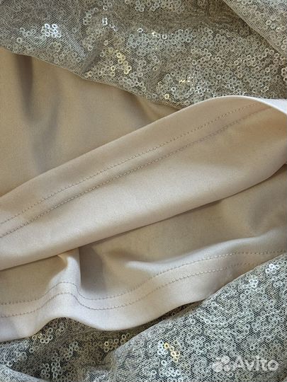 Юбка с пайетками миди синсей