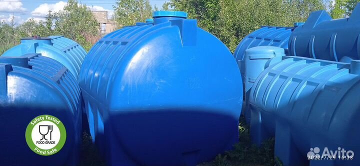 Резервуар для воды 5000 л / гарантия 5 лет